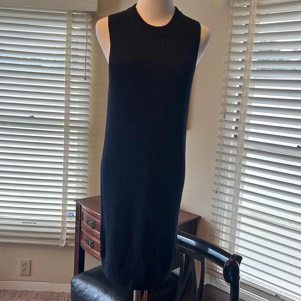 Brochu Walker M Blue Cotton/Poly Knit Tank Dress